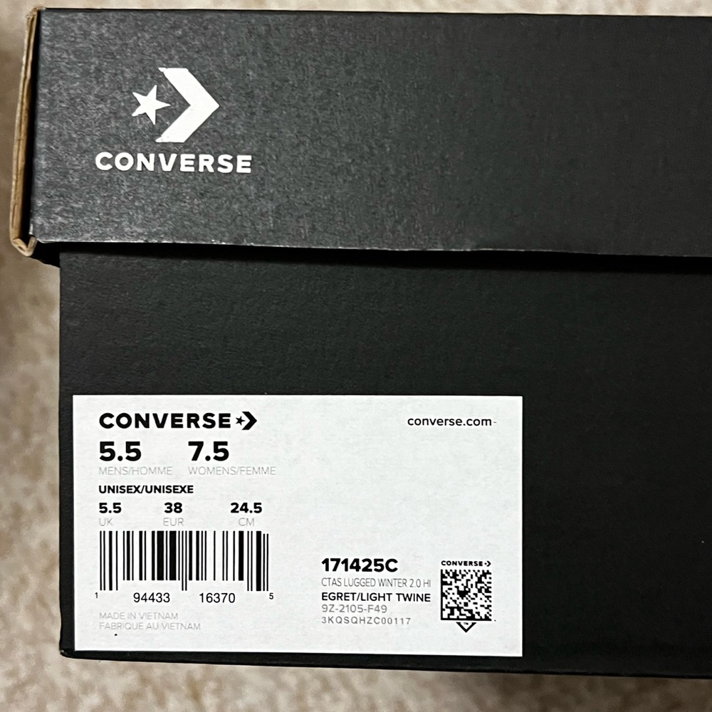 Converse Ctas Lugged Winter Waterproof Leather sneakers - Picture 2 of 7